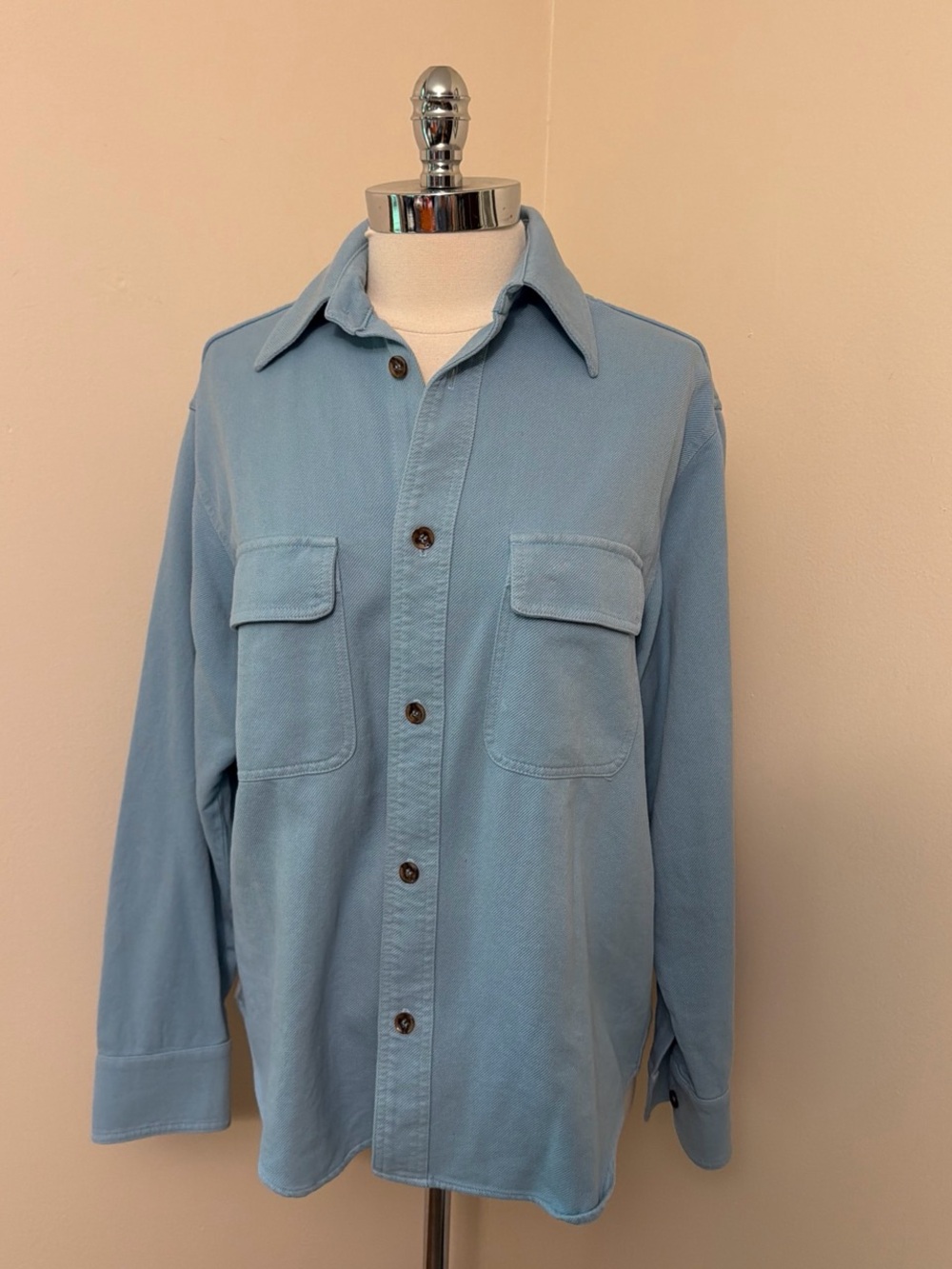 Big Bud Press Light Blue Overshirt XXS